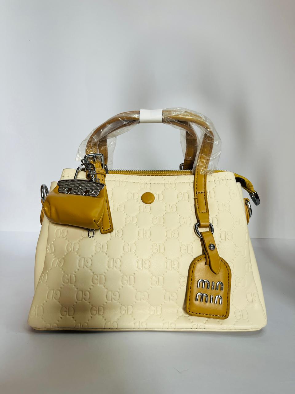 Min Min Soft Leather Imported hand bag