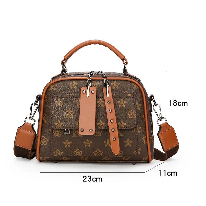 Luxury Designer Women's Leather Crossbody Bag